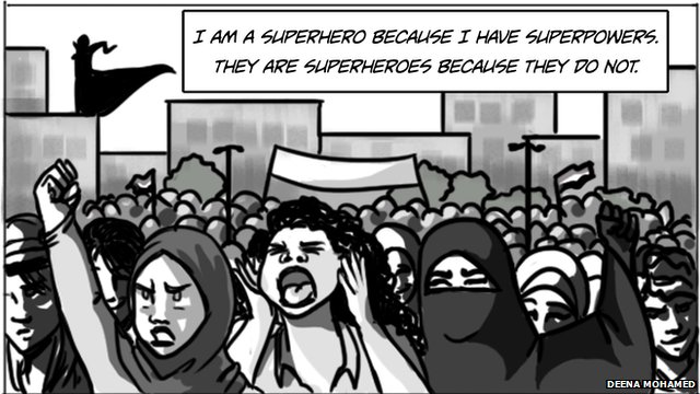 Caroon protests