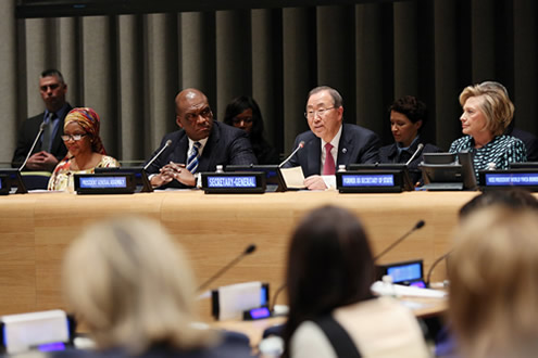 hi call UN for women in 2014